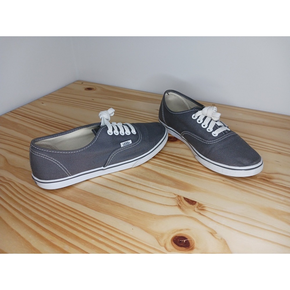Vans 721277 Grey White Casual Skateboard Sneakers WOMEN'S Size 7